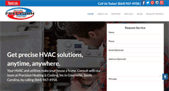 Desktop Screenshot of precisiongreenville.com